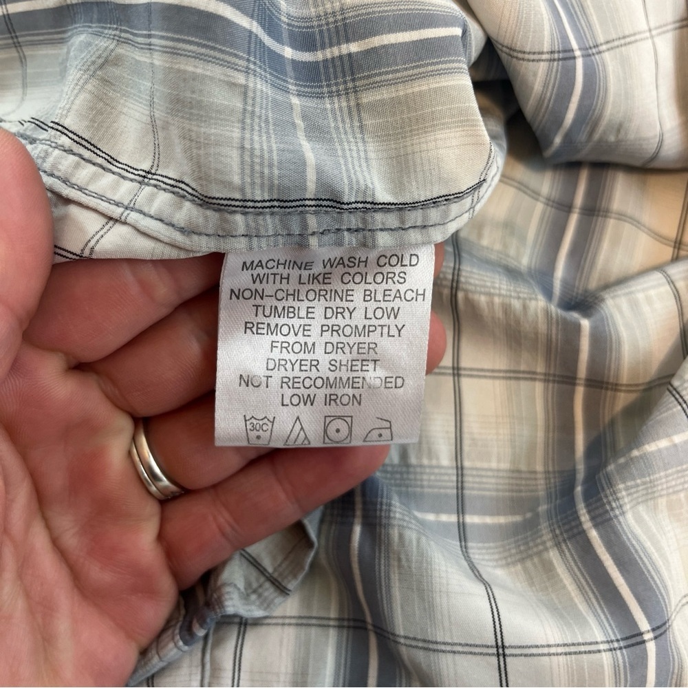 Simms Shirt Mens MD Plaid Short Sleeve Button Up Fishing COR3 Vented Tattersall - Picture 5 of 10